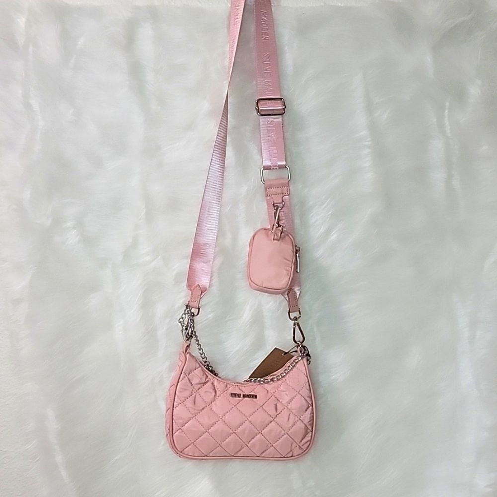 BLUSH BTAMELA QUILTED PINK CROSSBODY